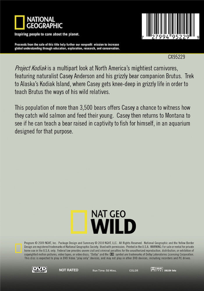 project kodiak - Back Panel - DVD