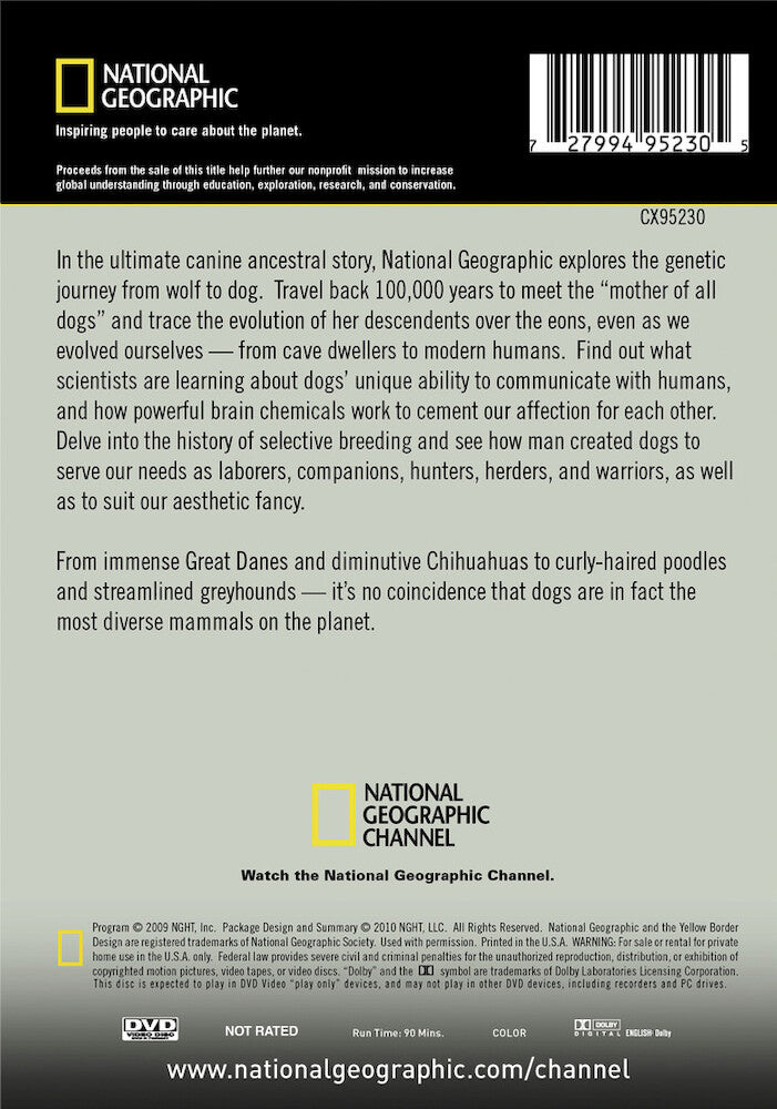 and man created dog - Back Panel - DVD
