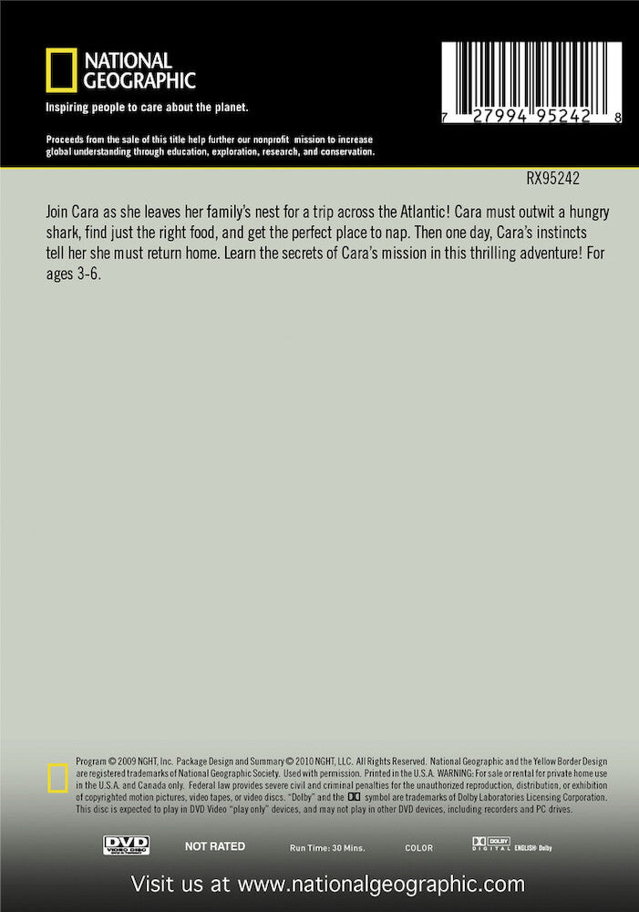 tales from the wild: cara the sea turtle - Back Panel - DVD