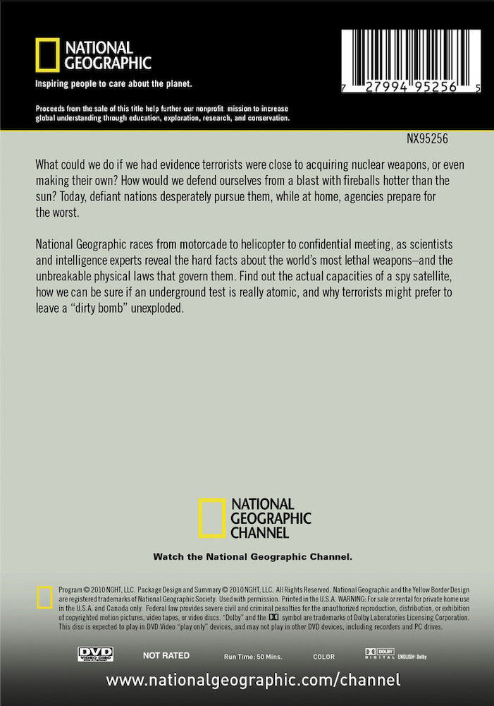 inside the nuclear threat - Back Panel - DVD