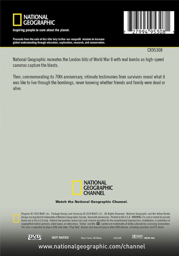 blowing up history: nazi super bombs - Back Panel - DVD