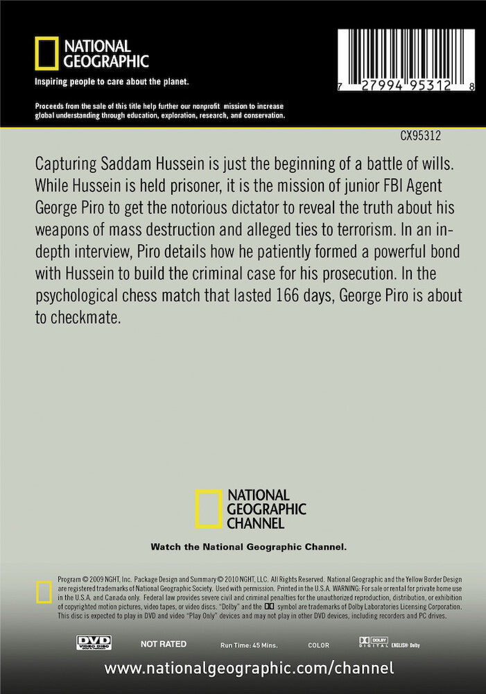 interrogating saddam - Back Panel - DVD