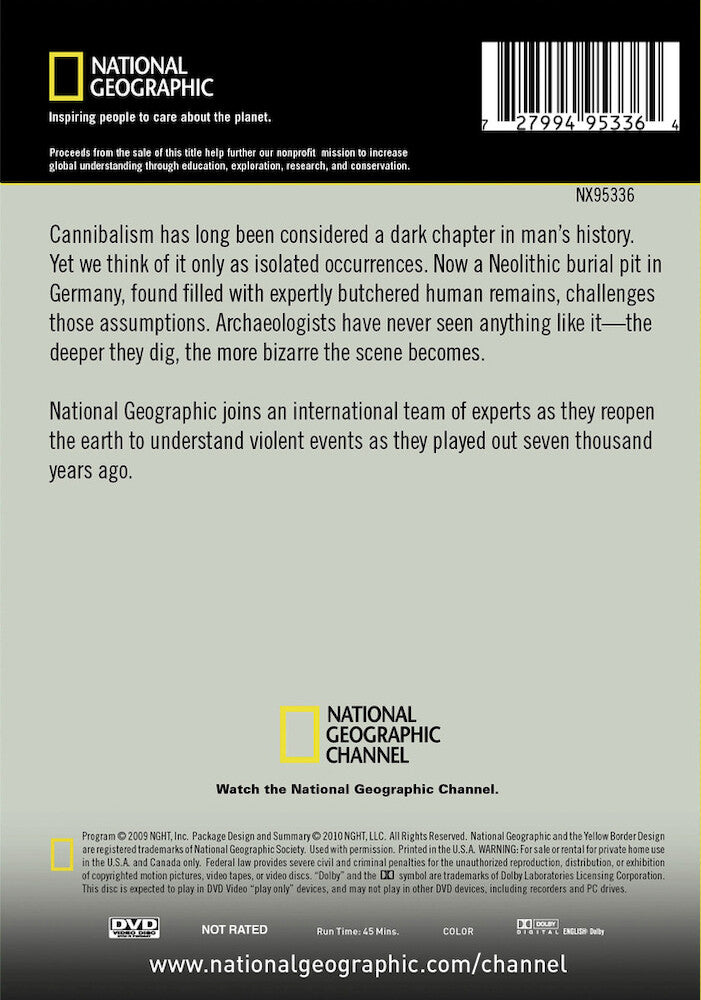lost cannibals of europe - Back Panel - DVD