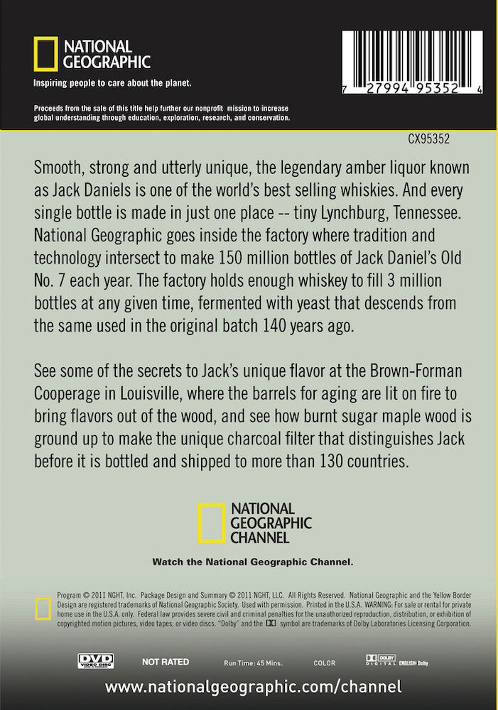 ultimate factories: jack daniels - Back Panel - DVD