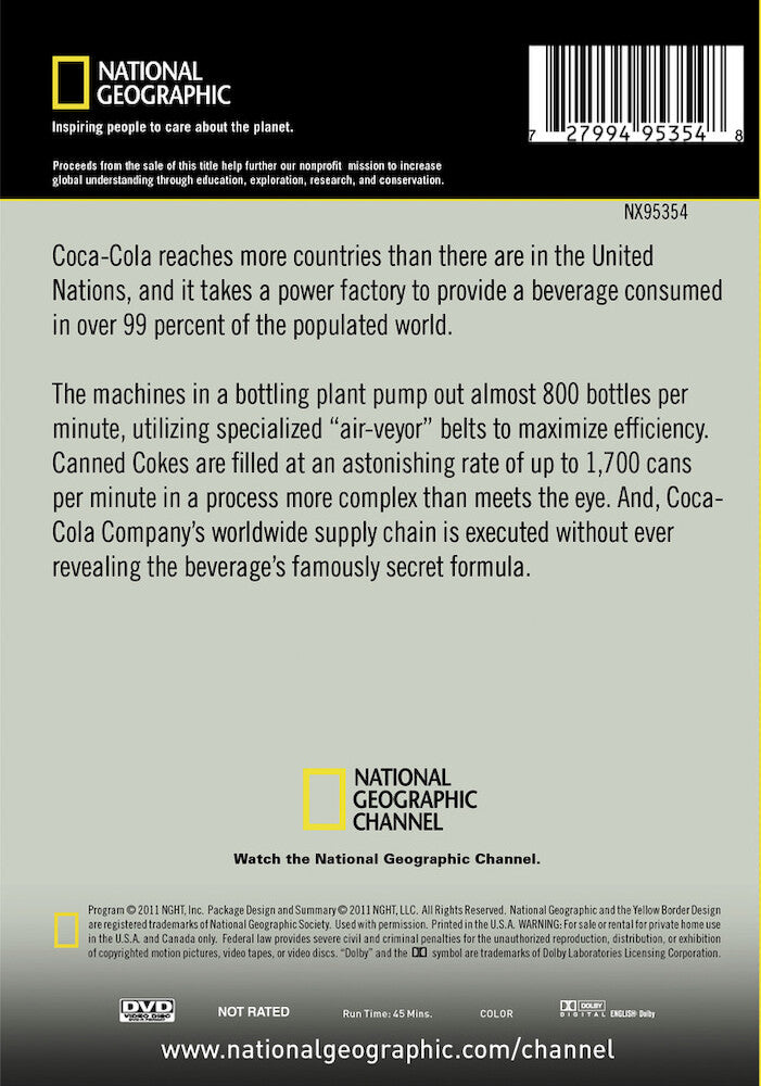 ultimate factories: coca-cola - Back Panel - DVD