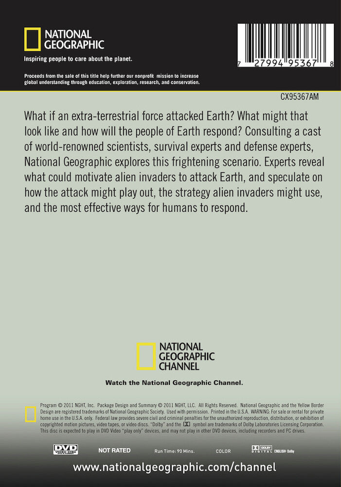 when aliens attack - Back Panel - DVD