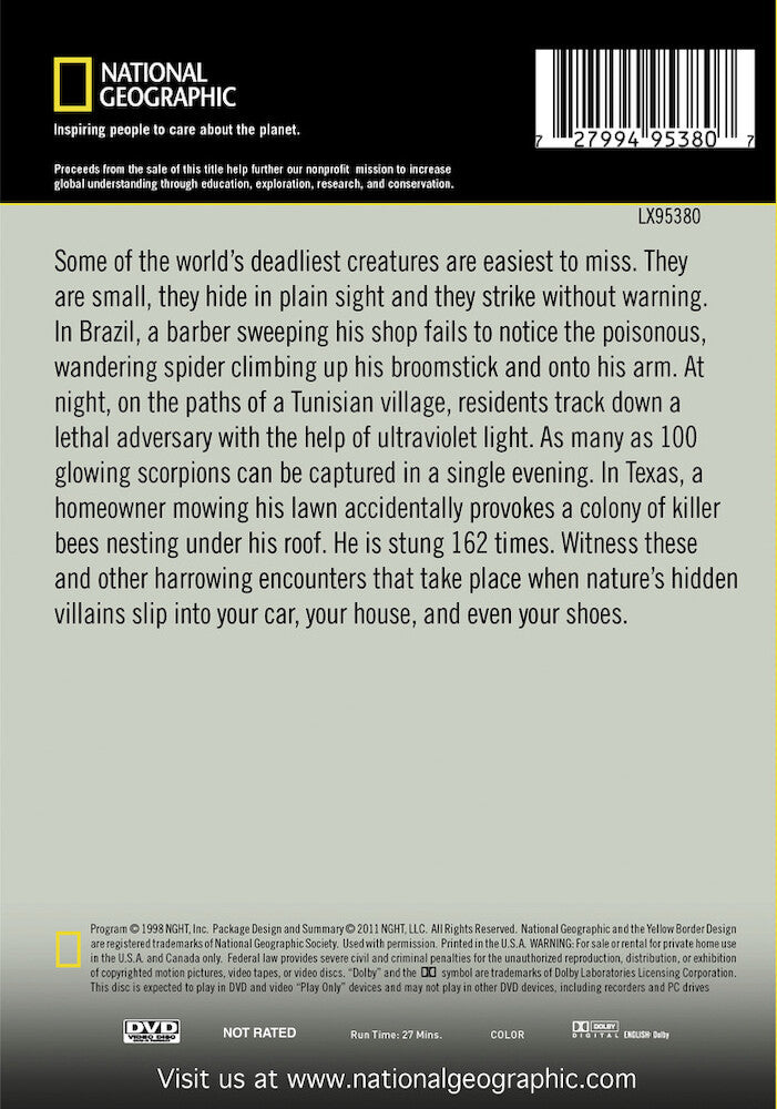 nightmares of nature: spider attack - Back Panel - DVD