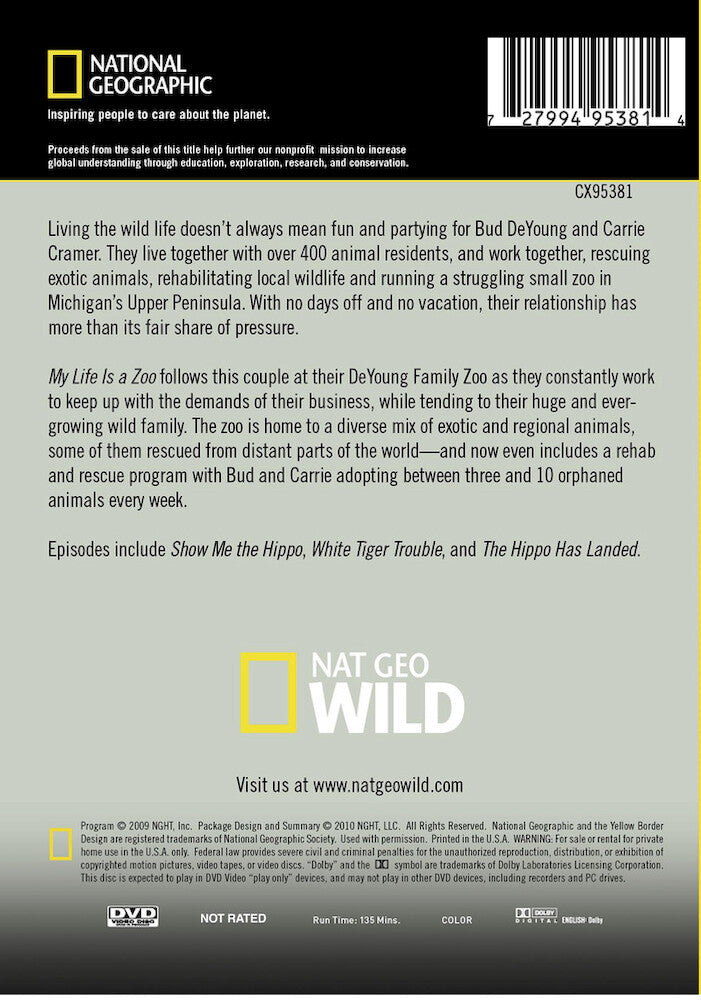 my life is a zoo - Back Panel - DVD