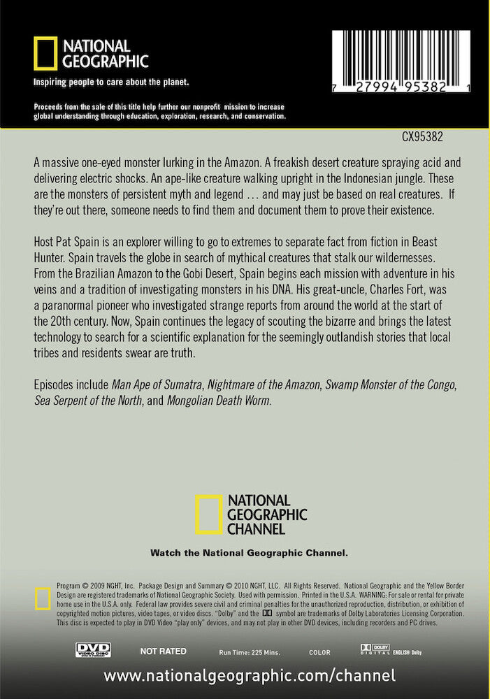 beast hunter (2 discs) - Back Panel - DVD