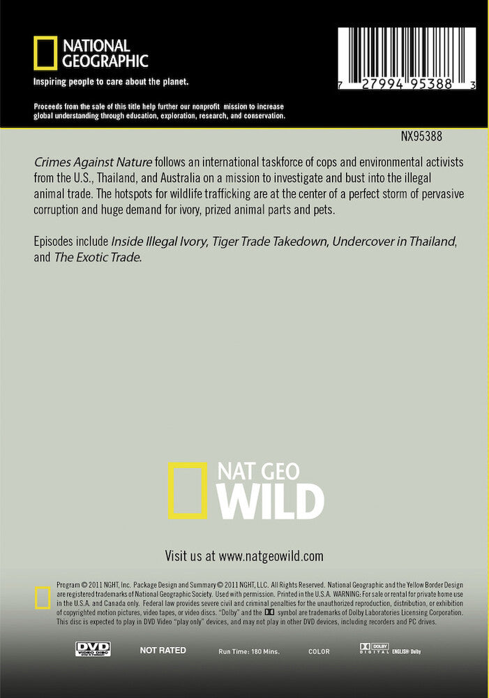 crimes against nature - (2 discs) - Back Panel - DVD