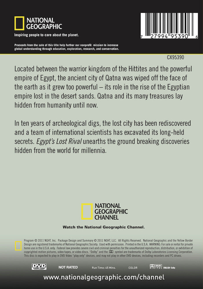 egypt's lost rival - Back Panel - DVD