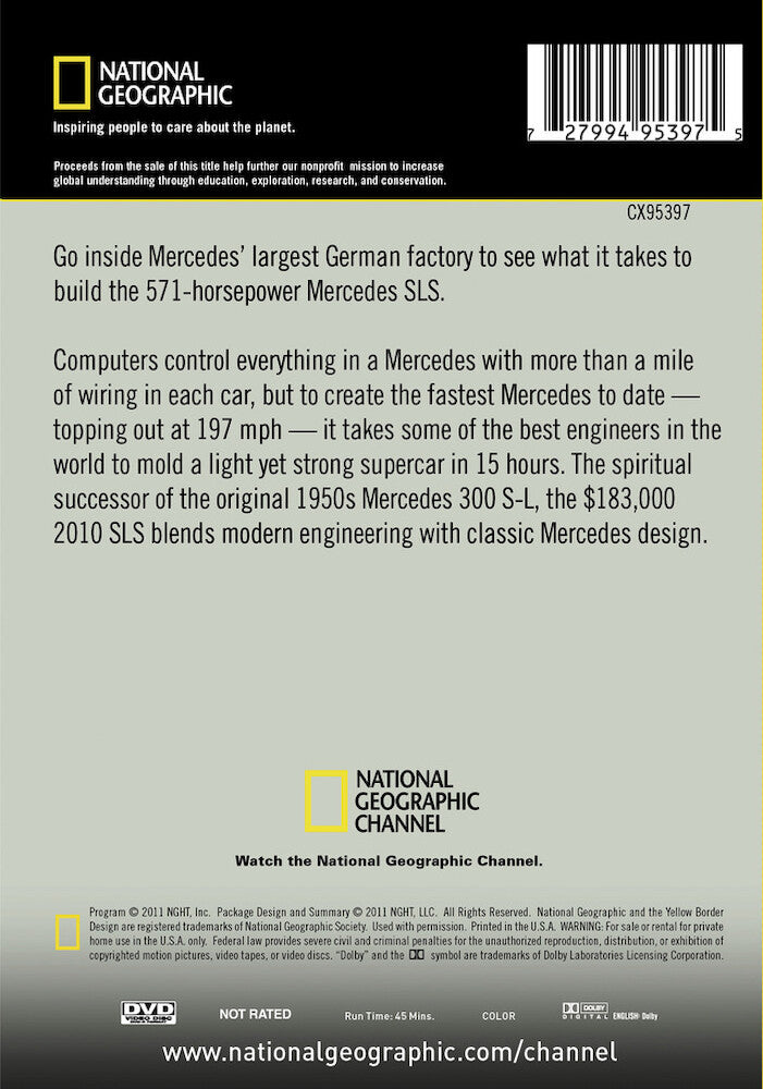 ultimate factories: mercedes benz - Back Panel - DVD
