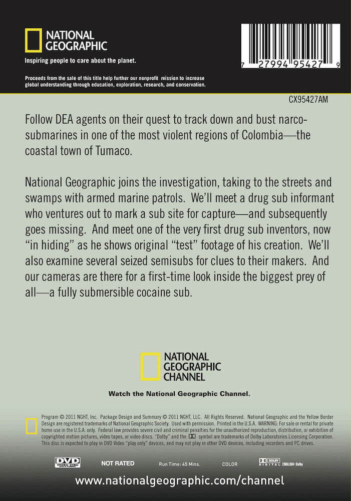 cocaine sub hunt - Back Panel - DVD