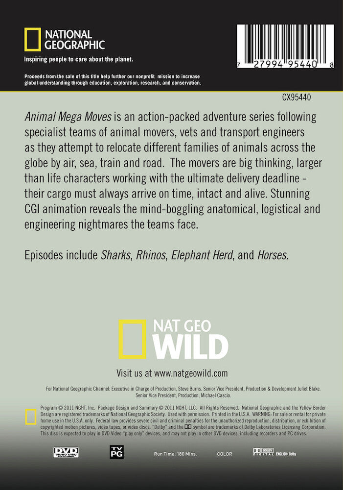 animal mega moves (2 discs) - Back Panel - DVD