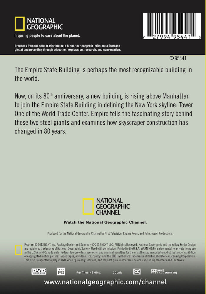 empire - Back Panel - DVD