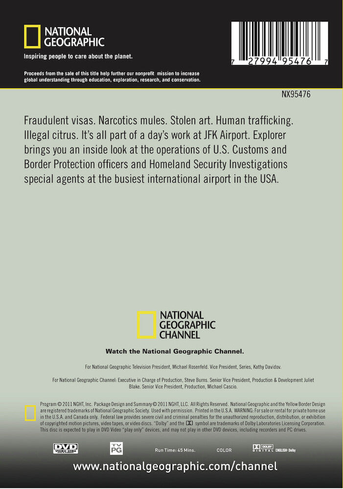 to catch a smuggler - Back Panel - DVD