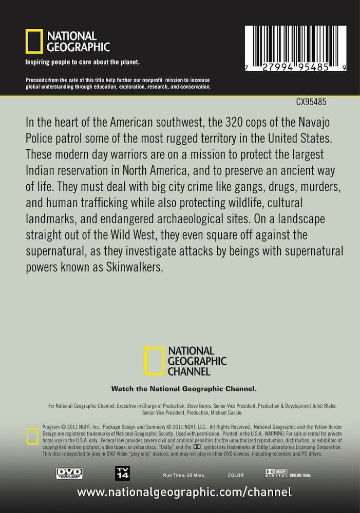 navajo cops - Back Panel - DVD