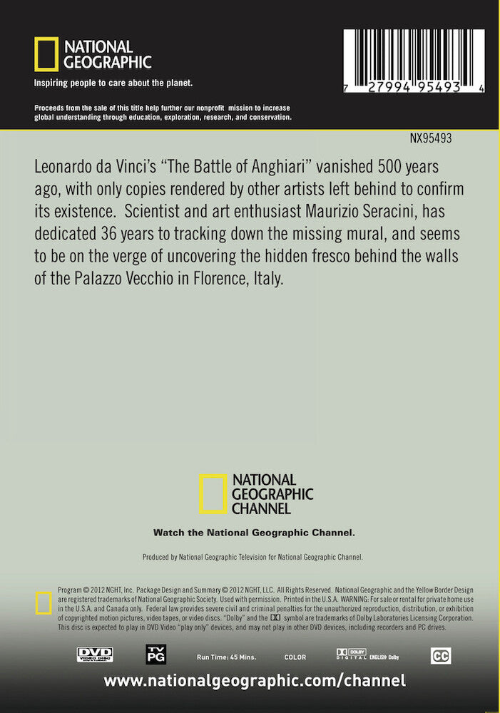 finding the lost da vinci - Back Panel - DVD