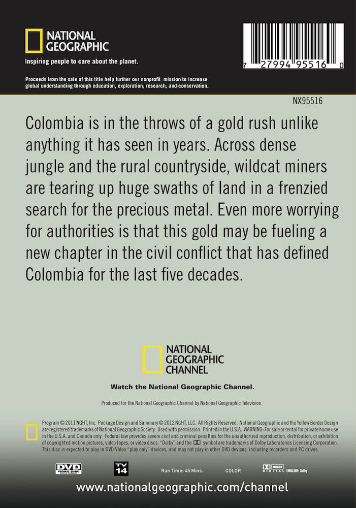 guerilla gold rush - Back Panel - DVD