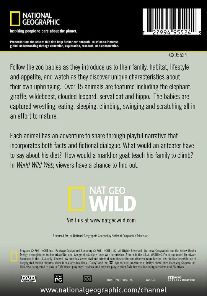 world wild web - Back Panel - DVD