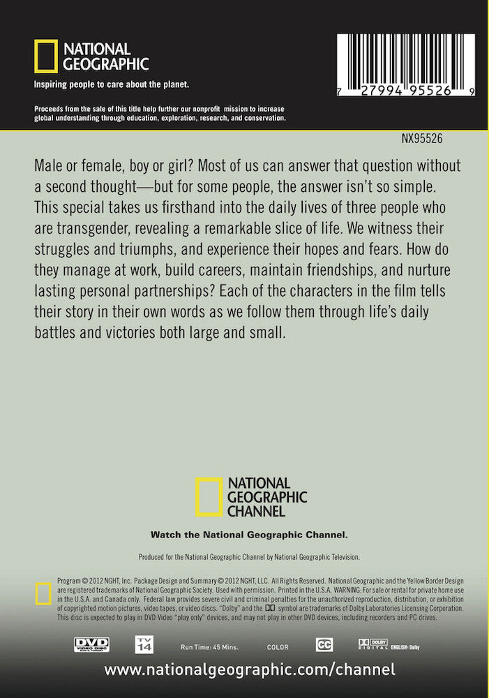 american transgender - Back Panel - DVD