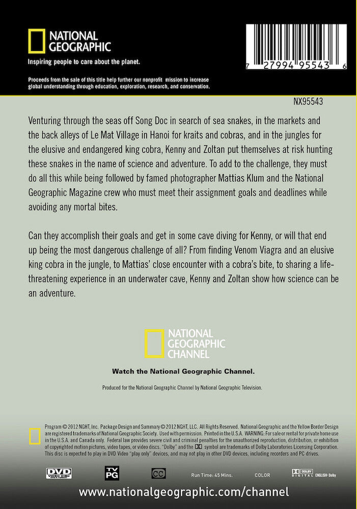 kenny and zoltans venom ques - Back Panel - DVD