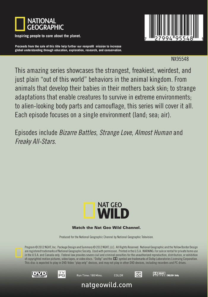 world's weirdest - Back Panel - DVD