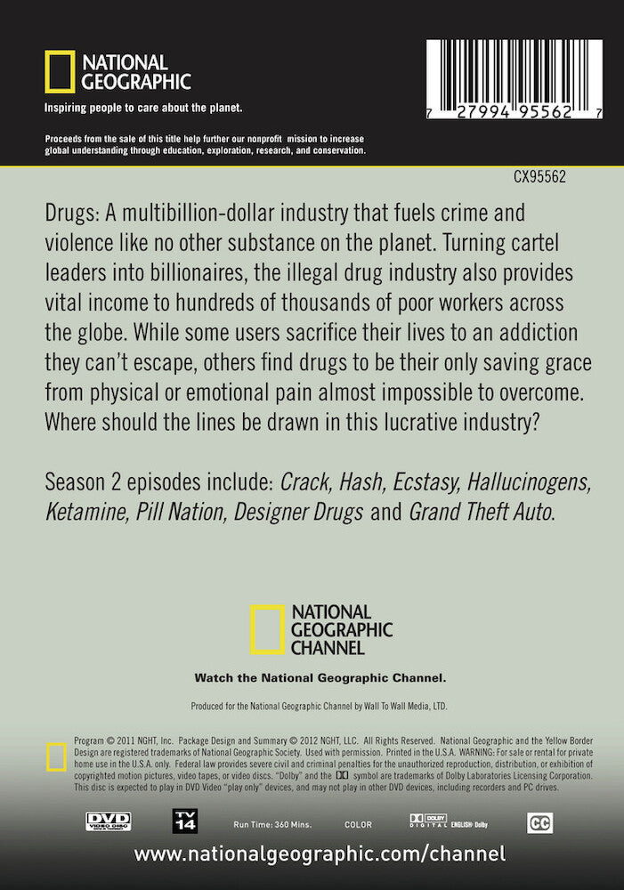 drugs, inc. season 2 - (2 discs) - Back Panel - DVD