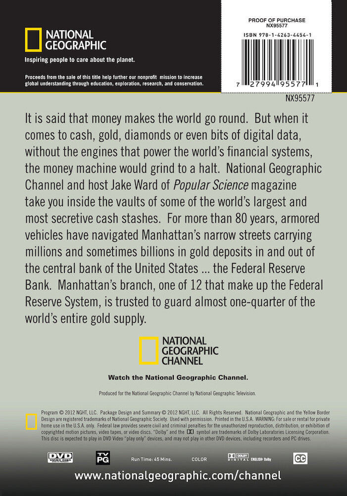 america's money vault - Back Panel - DVD