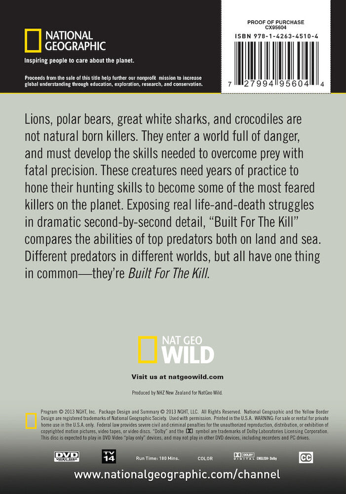 built for the kill - Back Panel - DVD