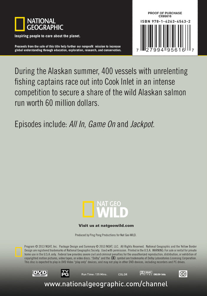 alaska fish wars - Back Panel - DVD