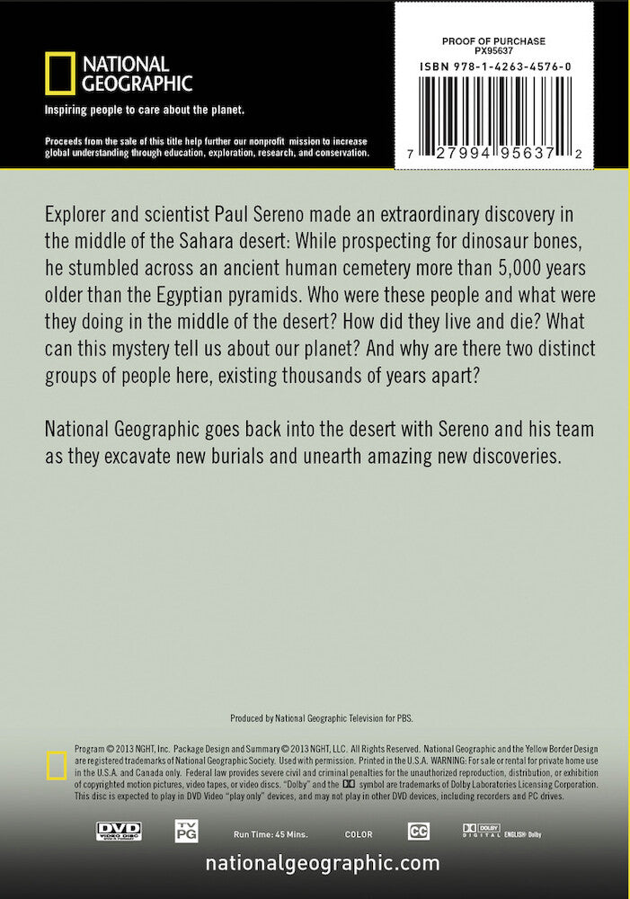 skeletons of the sahara - Back Panel - DVD