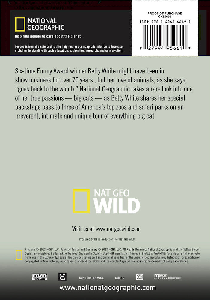 betty white goes wild - Back Panel - DVD
