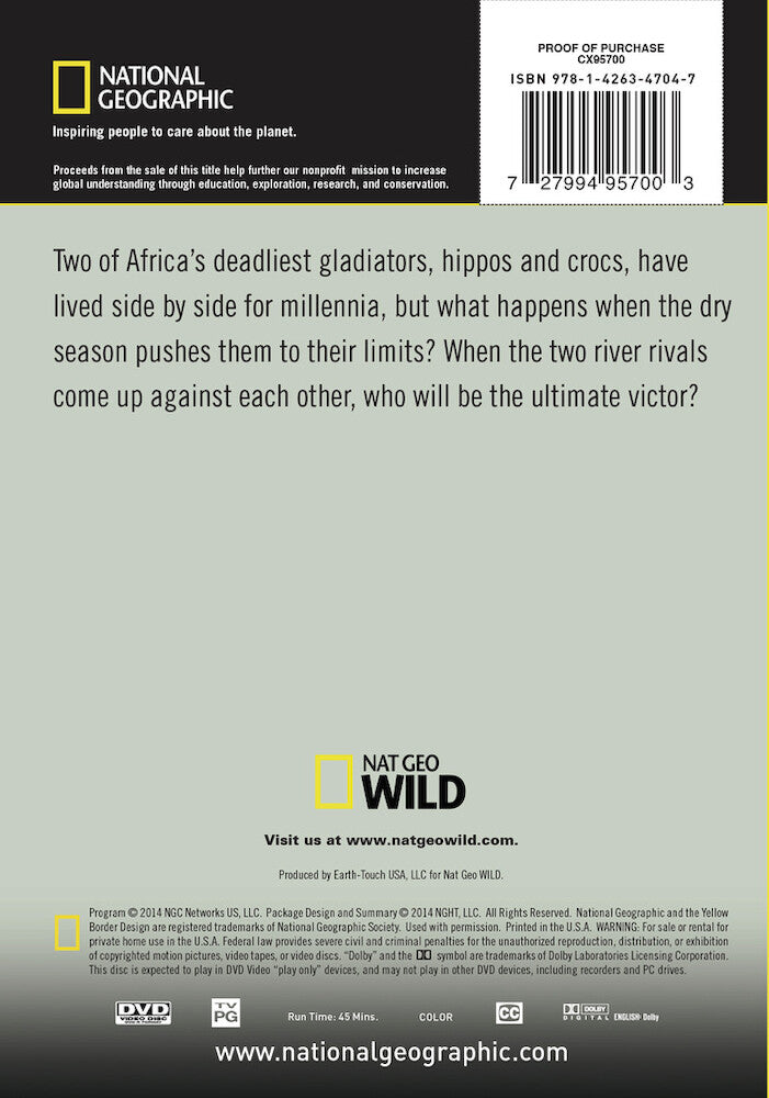 hippo vs. croc - Back Panel - DVD