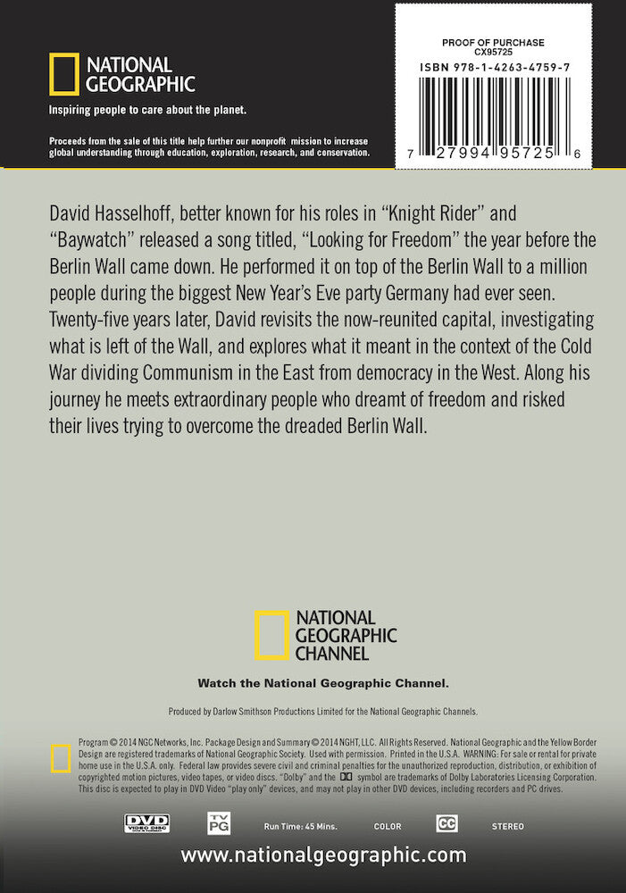 hasselhoff vs. the berlin wall - Back Panel - DVD