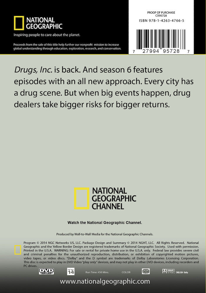 drugs, inc. season 6 - Back Panel - DVD