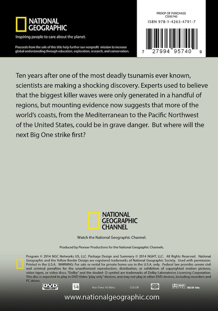 the next mega tsunami - Back Panel - DVD