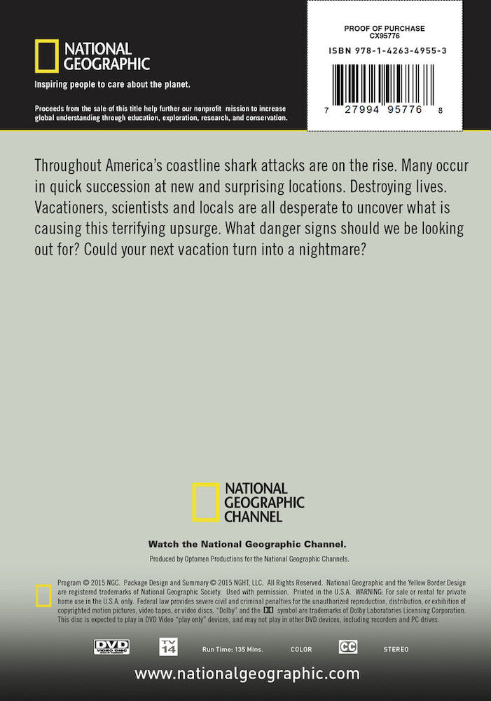 when sharks attack season 2 - Back Panel - DVD