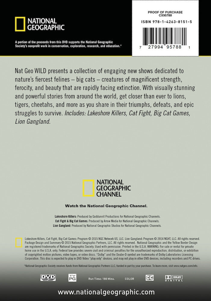 big cat week 2015 - Back Panel - DVD