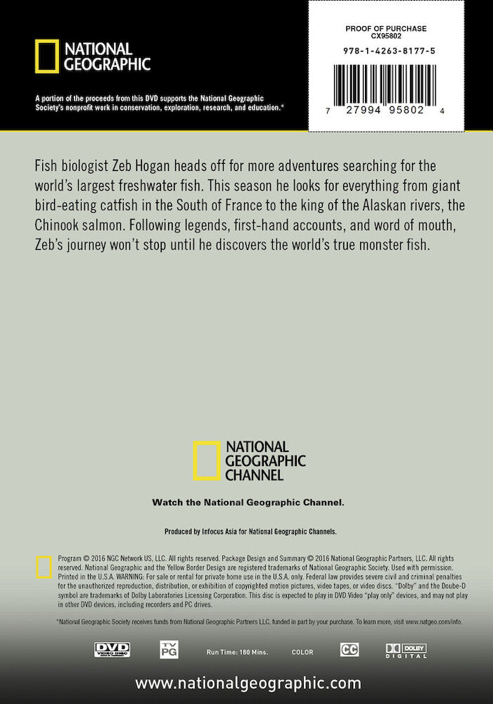 monster fish season 6 - Back Panel - DVD