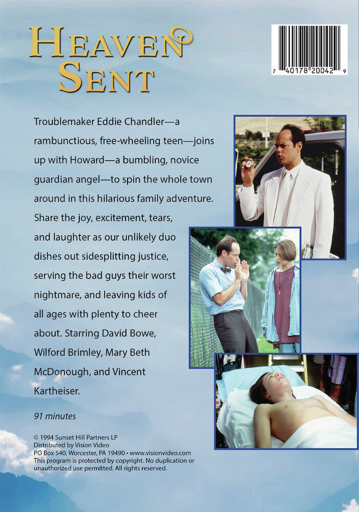 heaven sent - Back Panel - DVD
