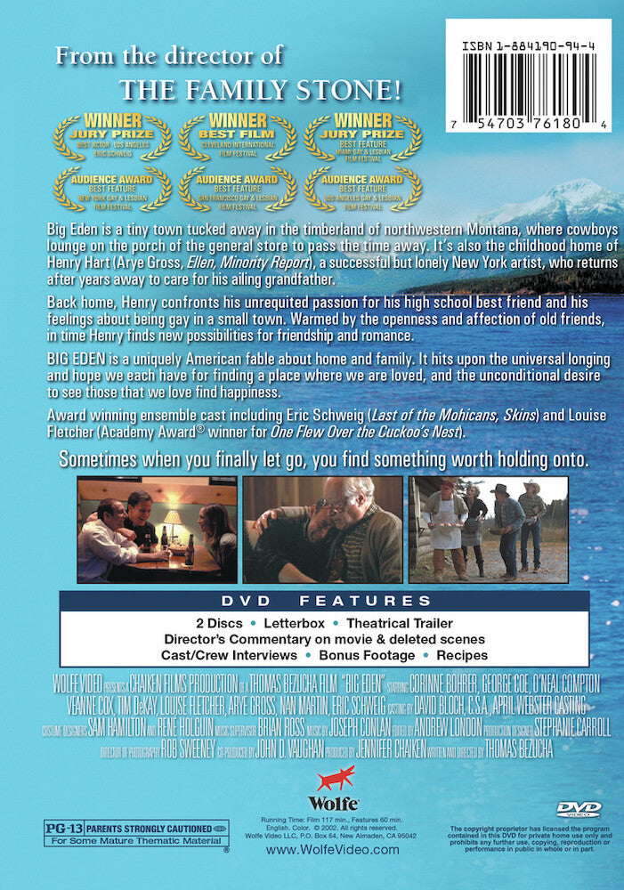 big eden - Back Panel - DVD