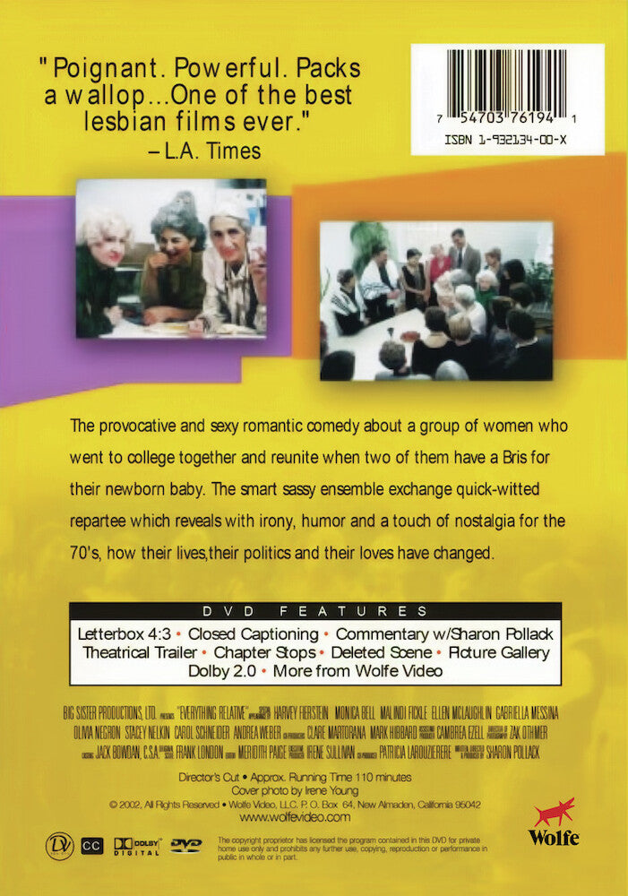 everything relative - Back Panel - DVD