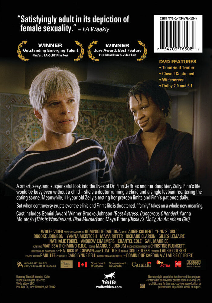 finn's girl - Back Panel - DVD