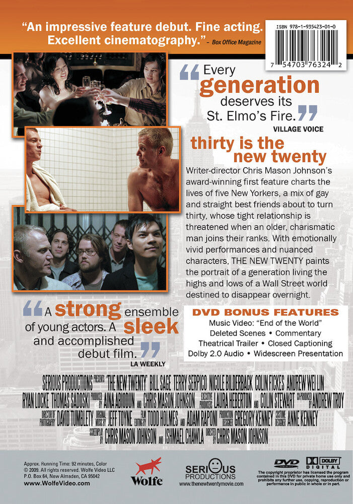 the new twenty - Back Panel - DVD