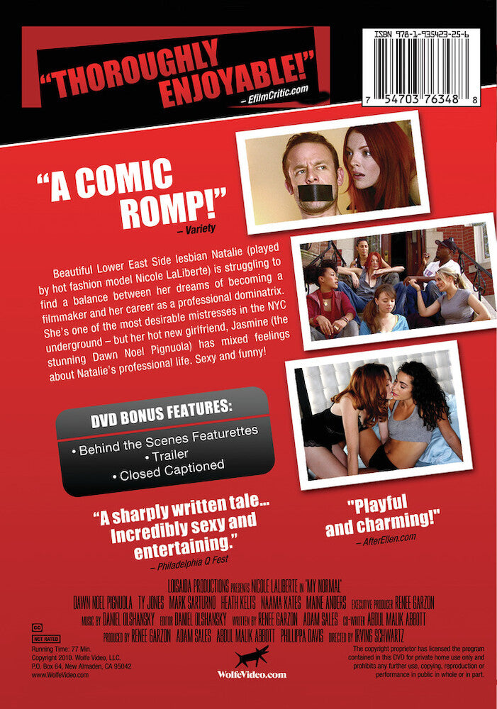 my normal - Back Panel - DVD