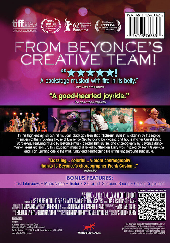 leave it on the floor - Back Panel - DVD