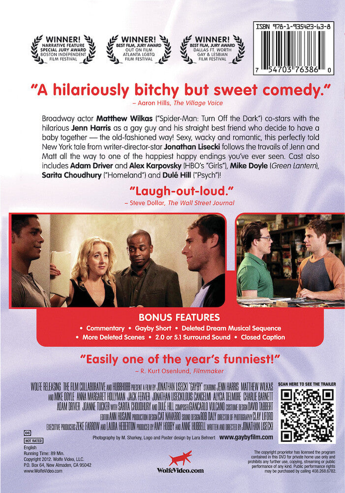 gayby - Back Panel - DVD