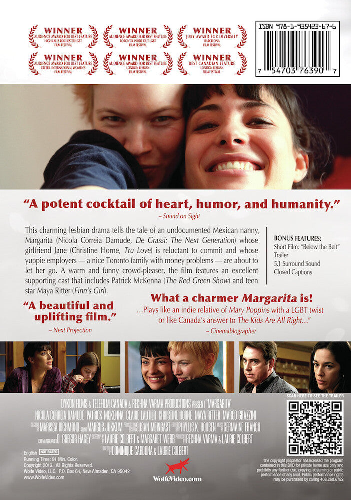 margarita - Back Panel - DVD