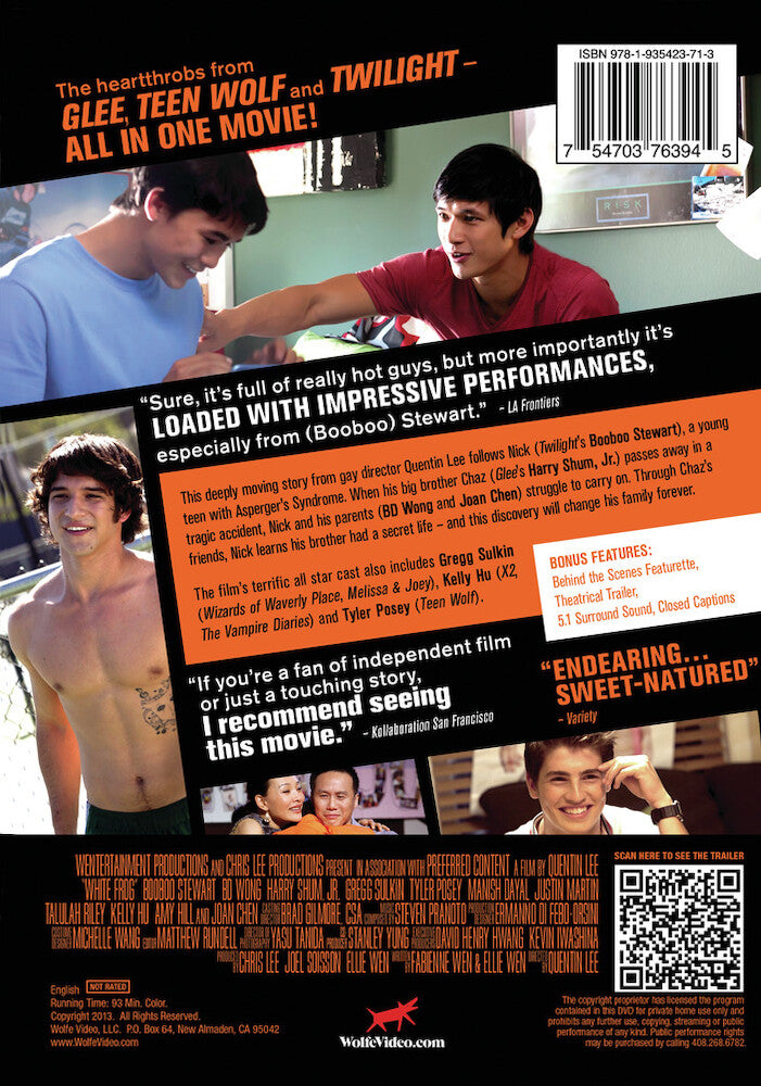 white frog - Back Panel - DVD